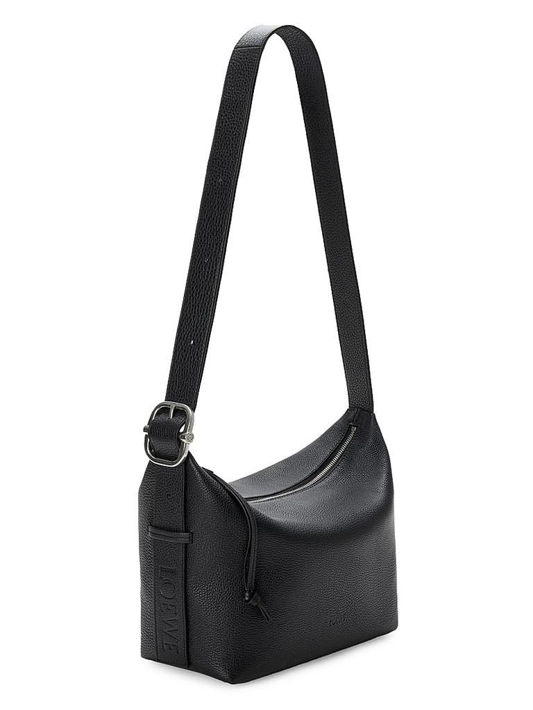 Loewe Loop Hobo Leather Shoulder Bag