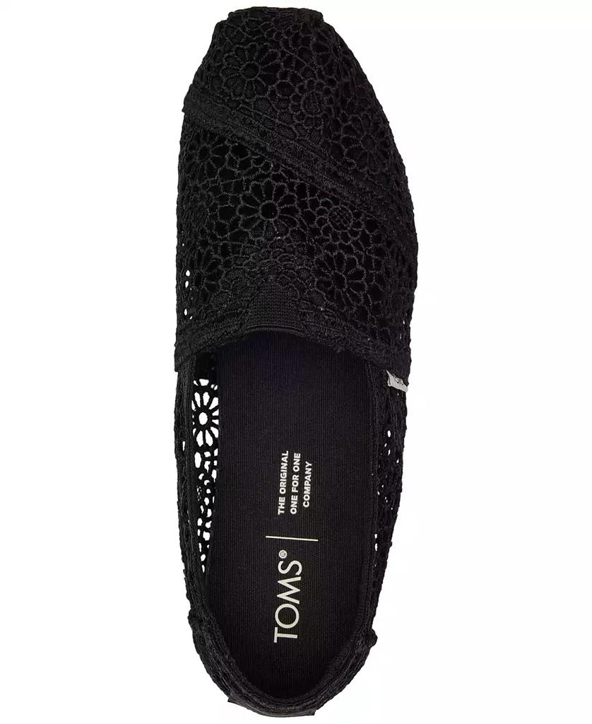 TOMS Women's Alpargata Classic Espadrille Almond Toe Flats 4