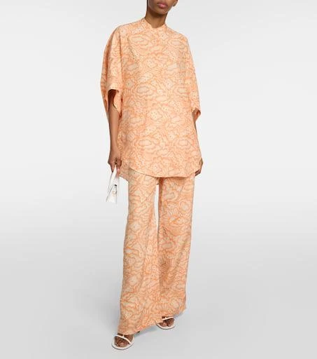 Stella McCartney Printed silk blouse 2