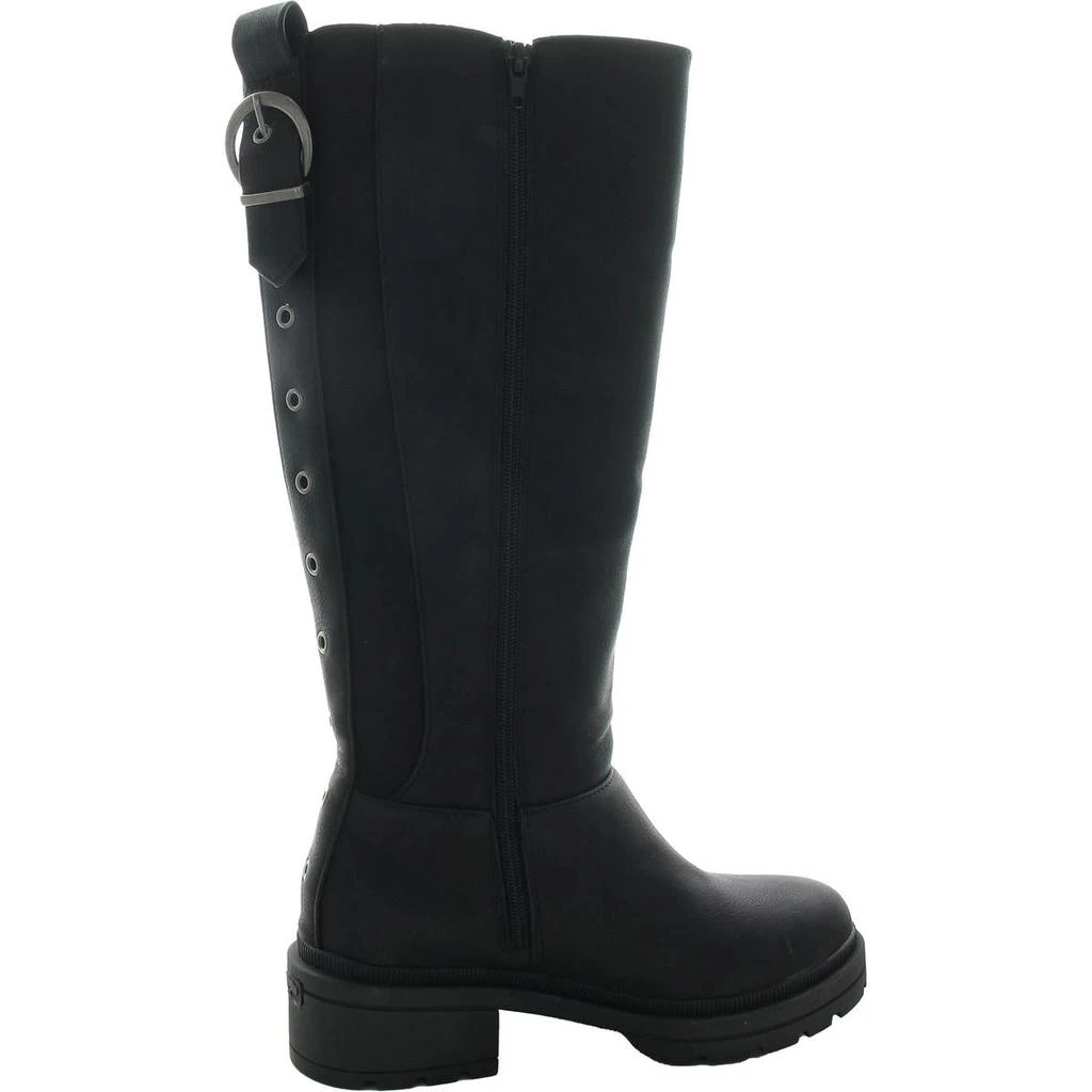 Rocket Dog Womens Zipper Faux Leather Knee-High Boots 2