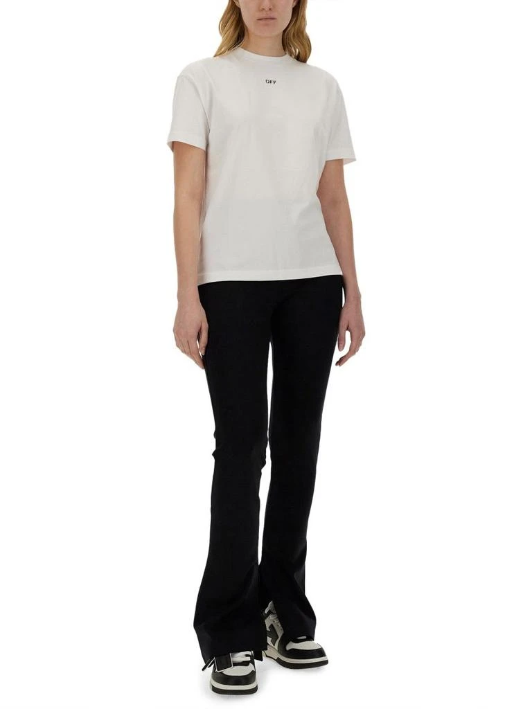 Off-White Off-White T-Shirt With Logo 6
