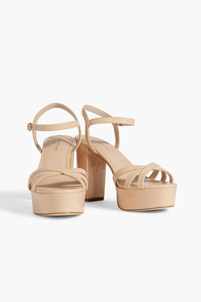 Stuart Weitzman Ivona patent-leather platform sandals 2