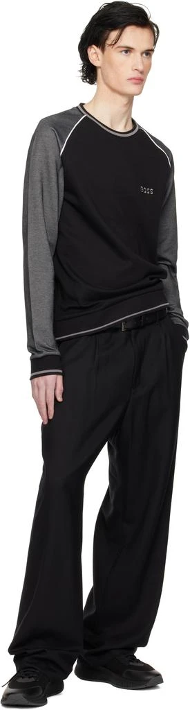 Hugo Boss Black Raglan Sleeve Sweatshirt 4