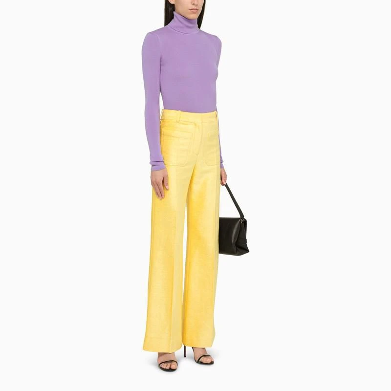 Victoria Beckham Victoria Beckham Lilac turtleneck sweater in 2
