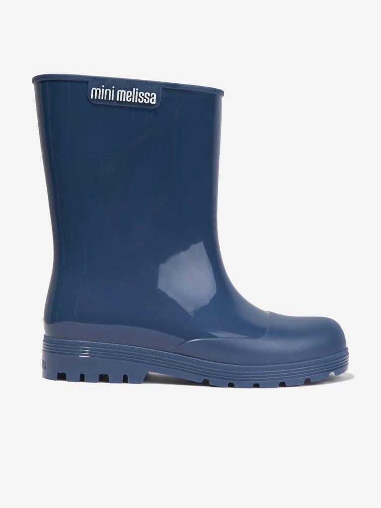 Mini Melissa Mini Melissa Girls Welly Boots in Navy 1