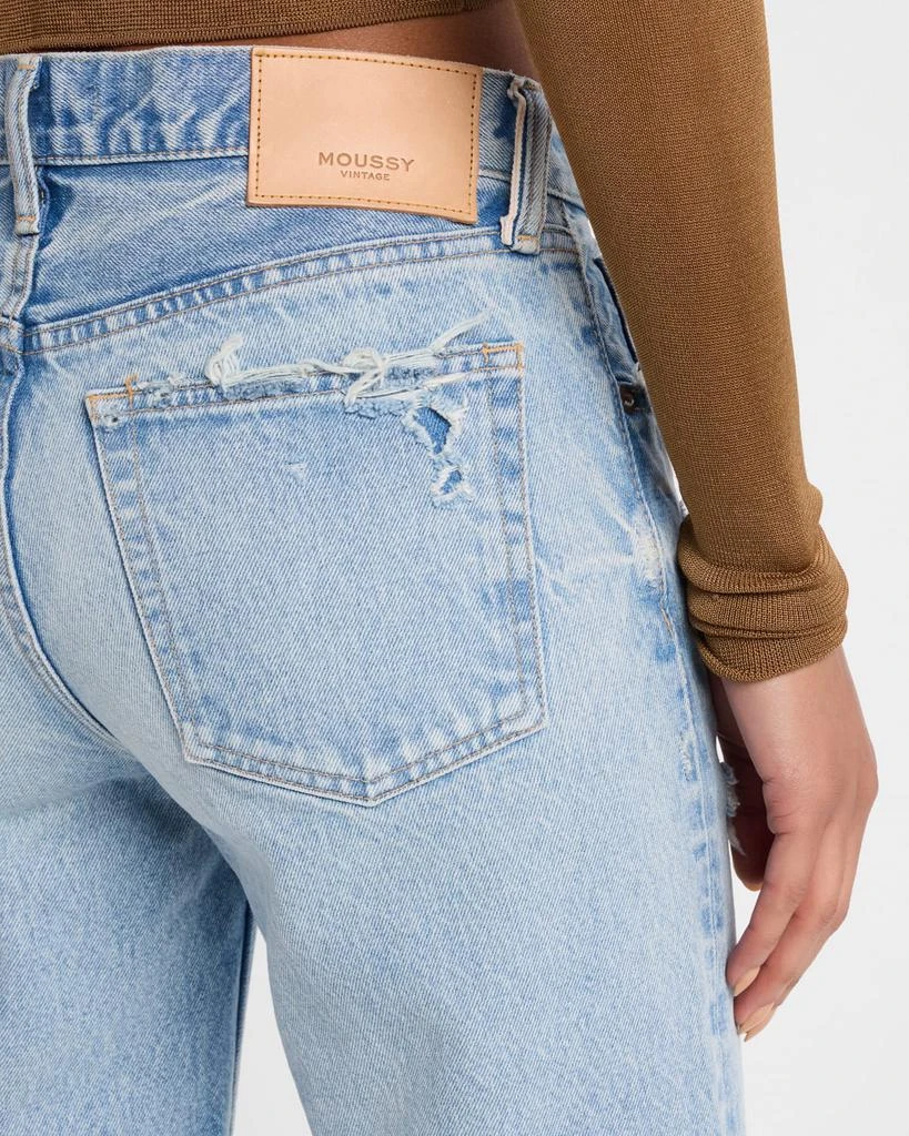 MOUSSY VINTAGE Odessa Straight Low-Rise Jeans 5