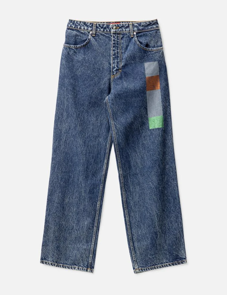Eckhaus Latta Wide Leg Jeans 1