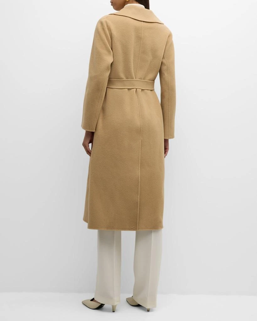 Weekend Max Mara Manu Belted Wool Trench Coat 4