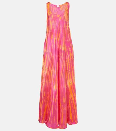 ANNA KOSTUROVA Camille silk maxi dress 1