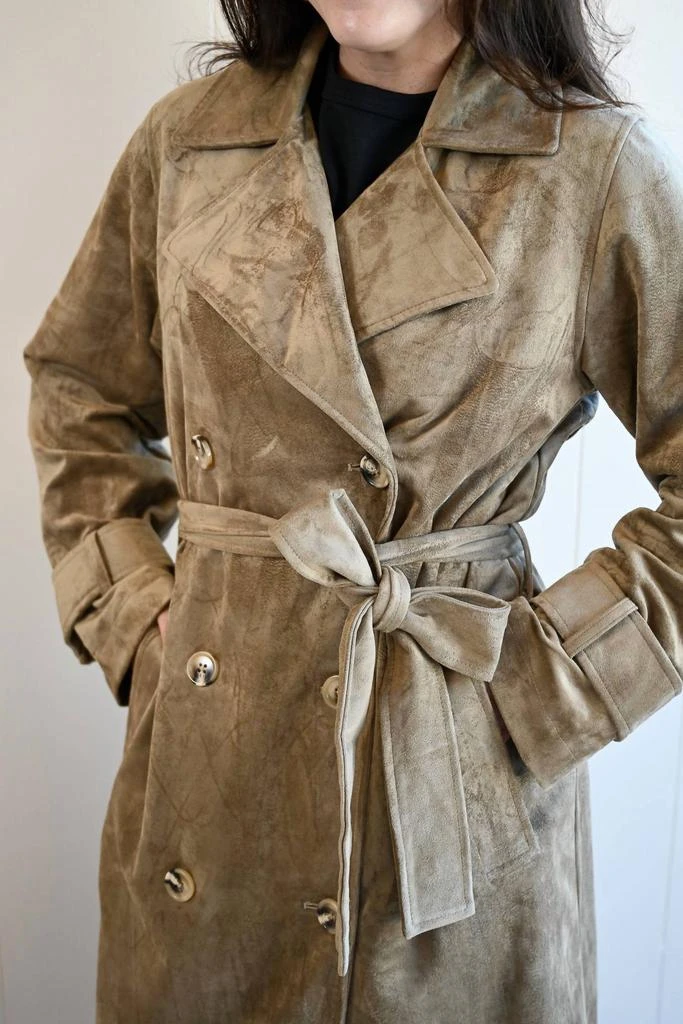 Z Supply Z Supply - Funston Avenue Suede Trench Coat 4