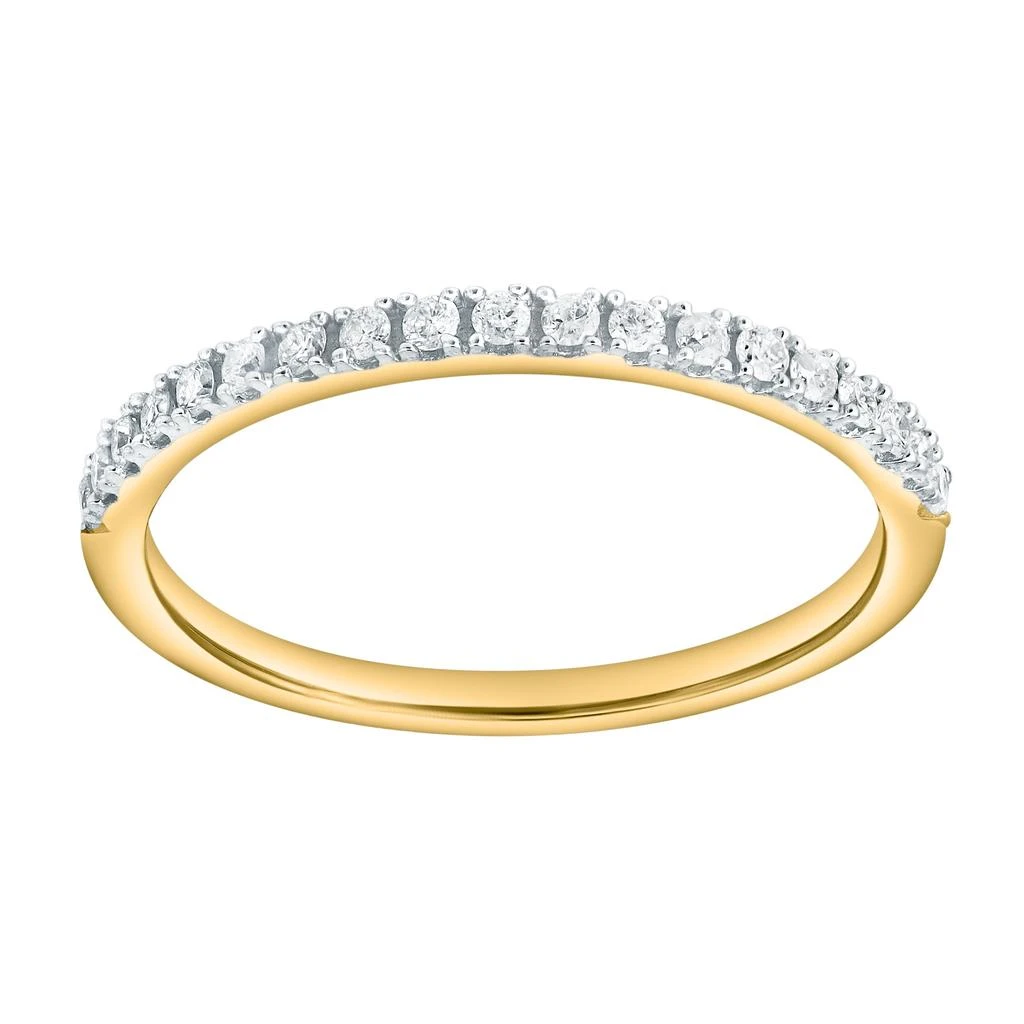 LuvMyJewelry Seravine 14K Diamond Band - 0.20 ct