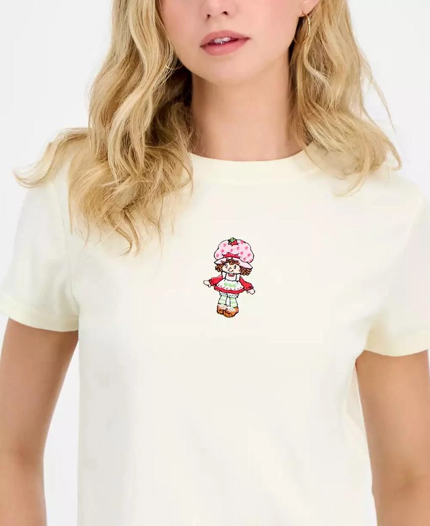Freeze 24-7 Juniors' Embroidered Strawberry Shortcake T-Shirt 3
