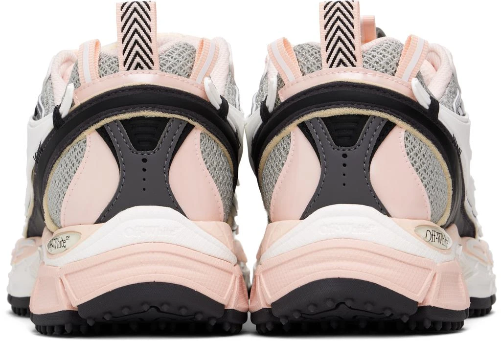 Off-White Gray & Pink Be Right Back Sneakers 2