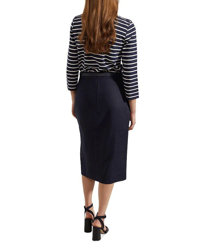 HOBBS LONDON Ashleigh Linen Pencil Skirt 3