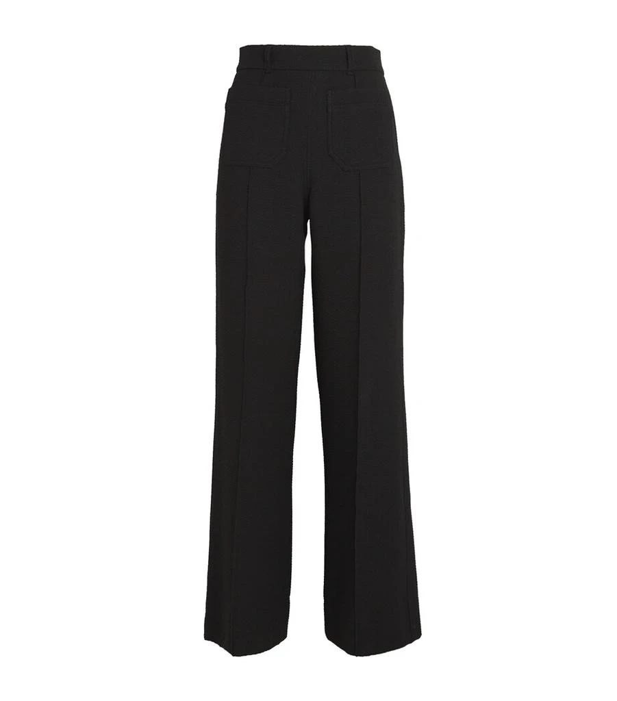 ME+EM Textured Flare Trousers 1