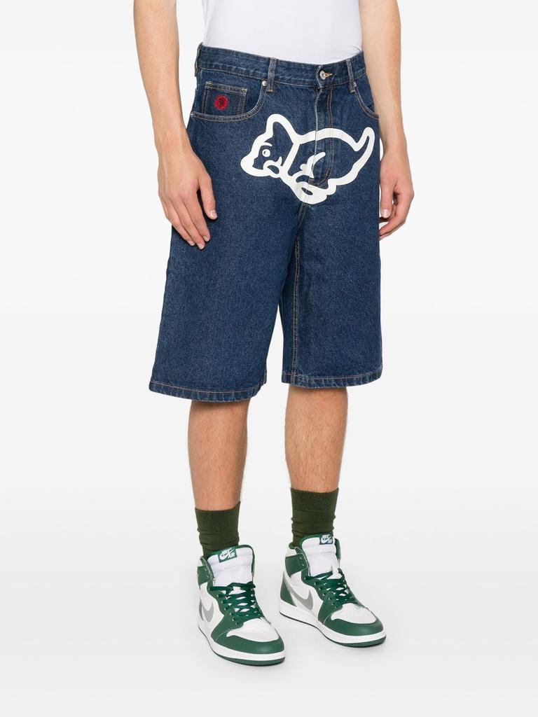 Billionaire Boys Club RUNNING PUPPT DENIM SHORTS