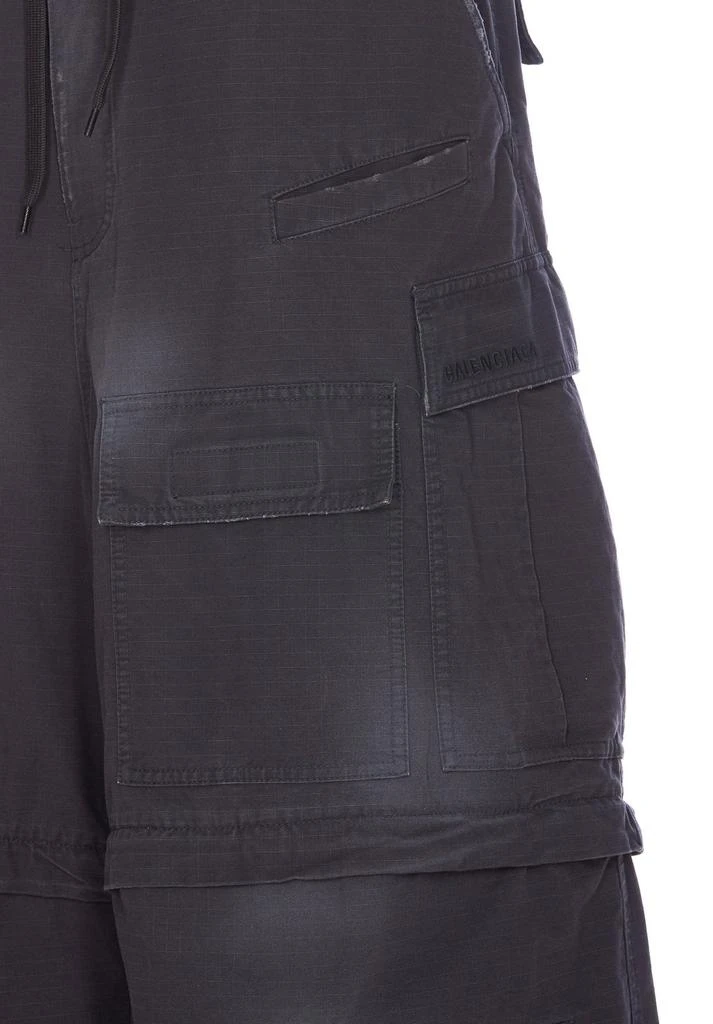 Balenciaga Balenciaga Washed-Out Large Cargo Pants 3