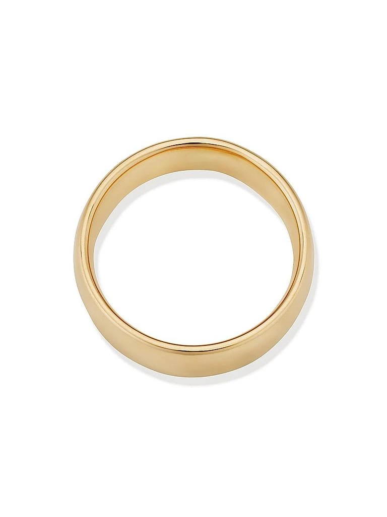 Oradina 14K Yellow Gold Forever Band Statement Ring 3