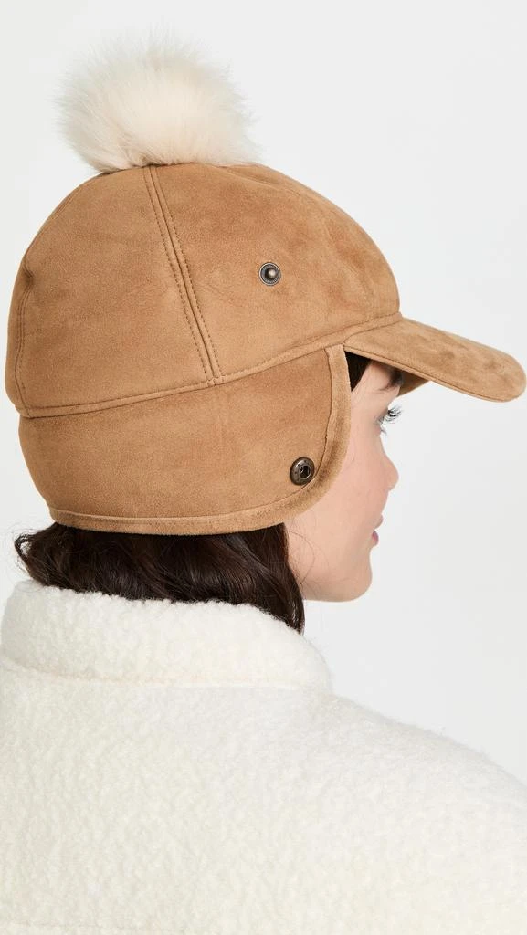 UGG UGG Leather and Sheepskin Trapper Hat 4
