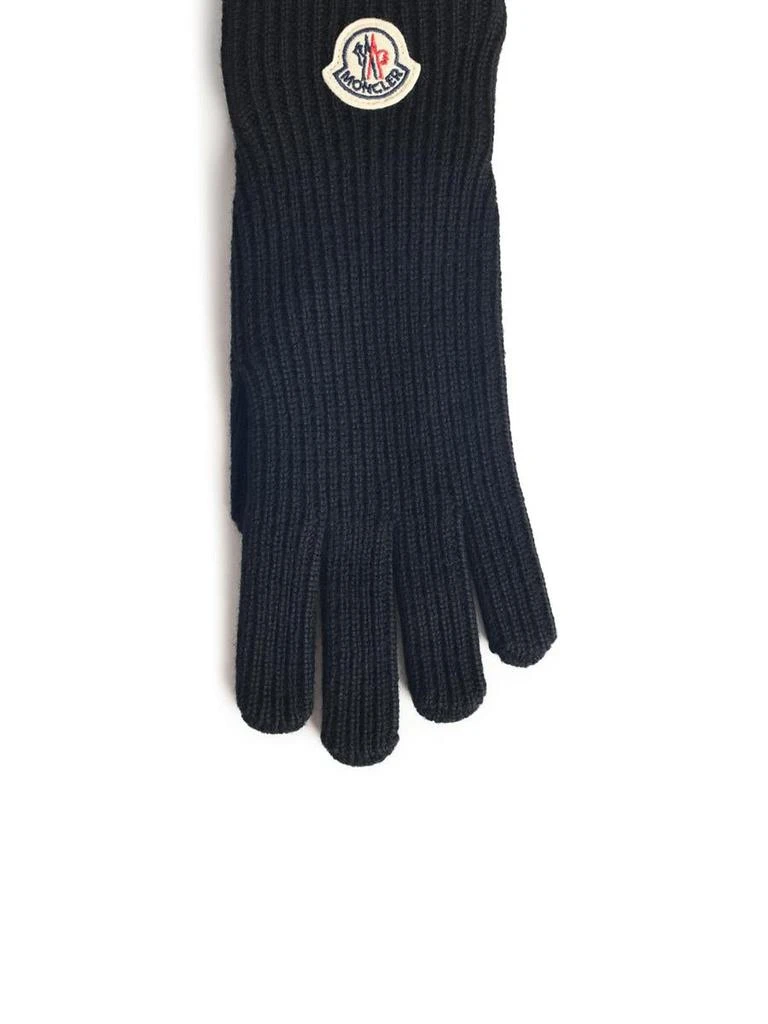 Moncler Moncler Black Virgin Wool Gloves 3