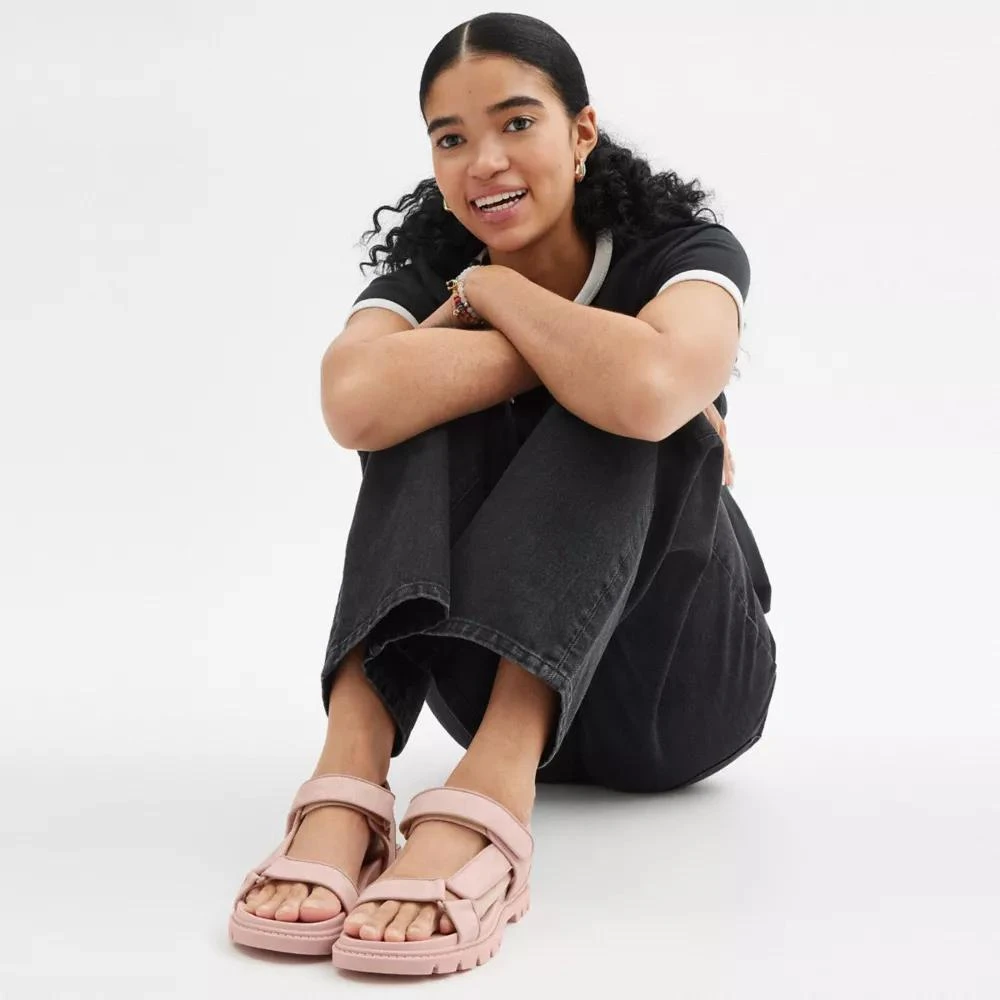 Coach Sport Sandal In Signature Canvas 2