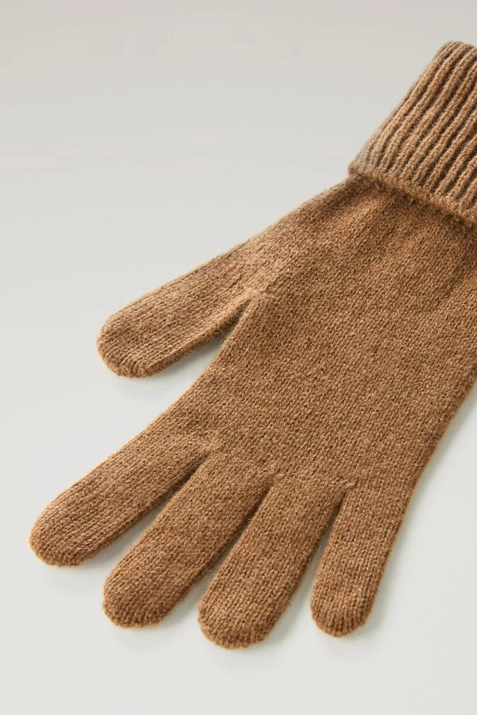 Woolrich Gloves in Pure Cashmere - Women - Brown 2