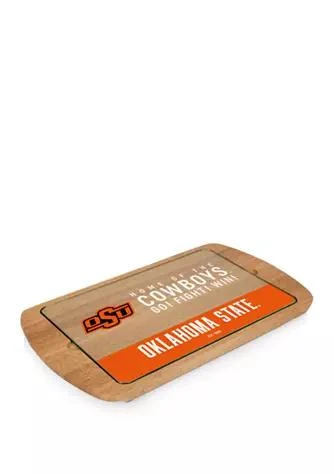 Toscana NCAA Oklahoma State Cowboys Billboard Glass Top Serving Tray