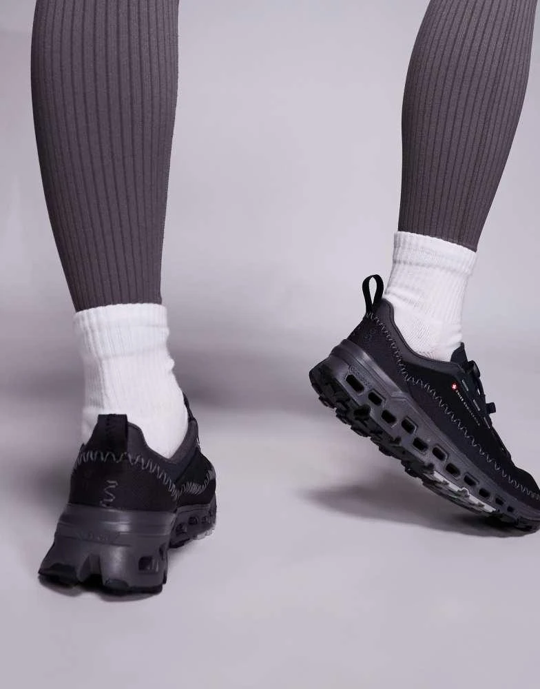 ON RUNNING ON Cloudaway 2 trail running trainers in all black 3