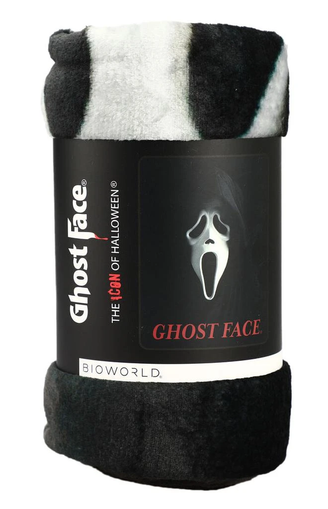 null Ghost Face Throw Blanket 2