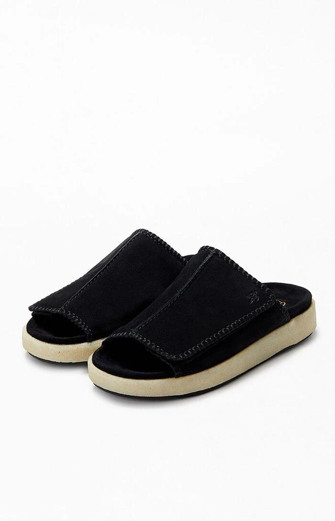 Clarks Overleigh Suede Slide Sandals 2