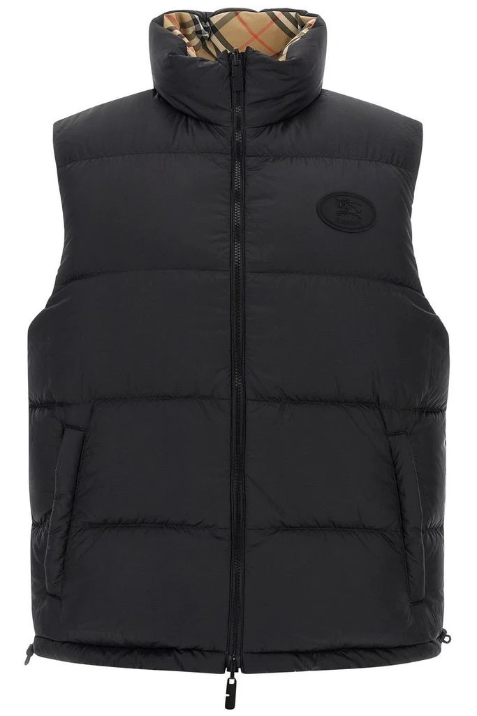 Burberry Burberry Checked Zip-Up Reversible Padded Vest 3