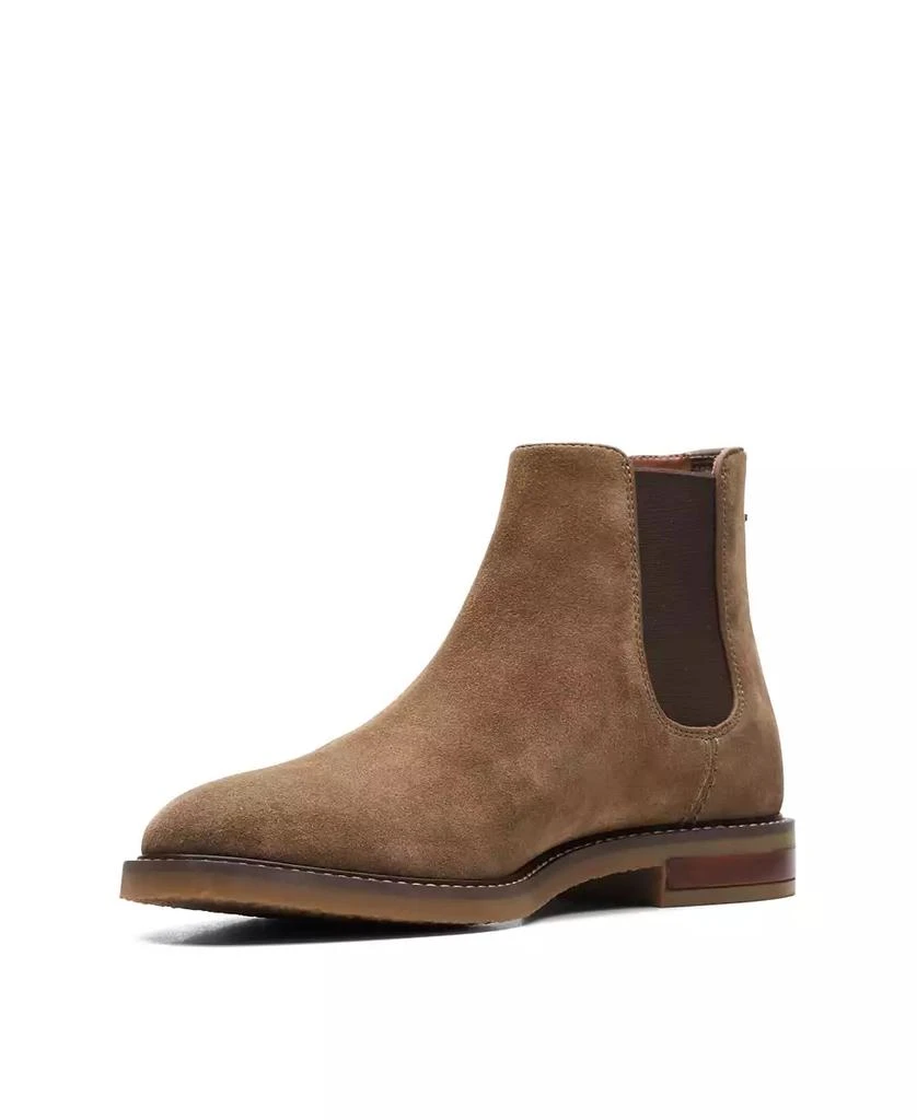Clarks Men's Collection Jaxen Chelsea Suede Comfort Boots 5