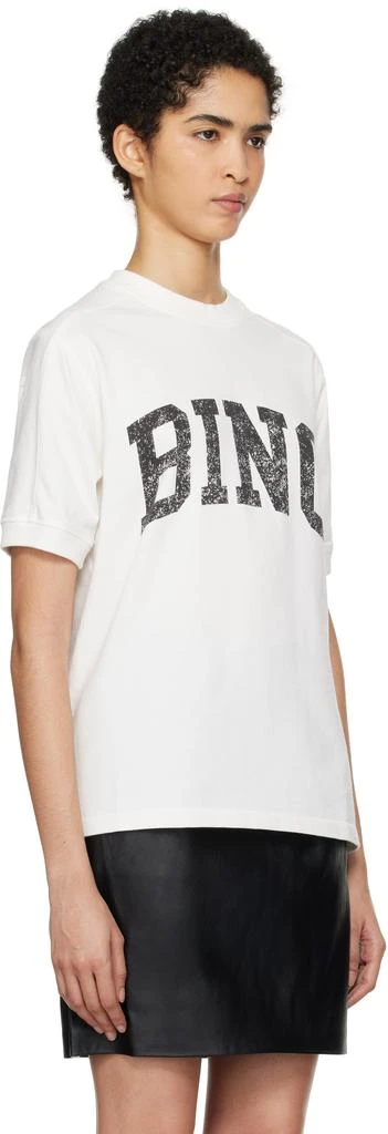 ANINE BING Off-White Jaylin 'Bing' T-shirt 2