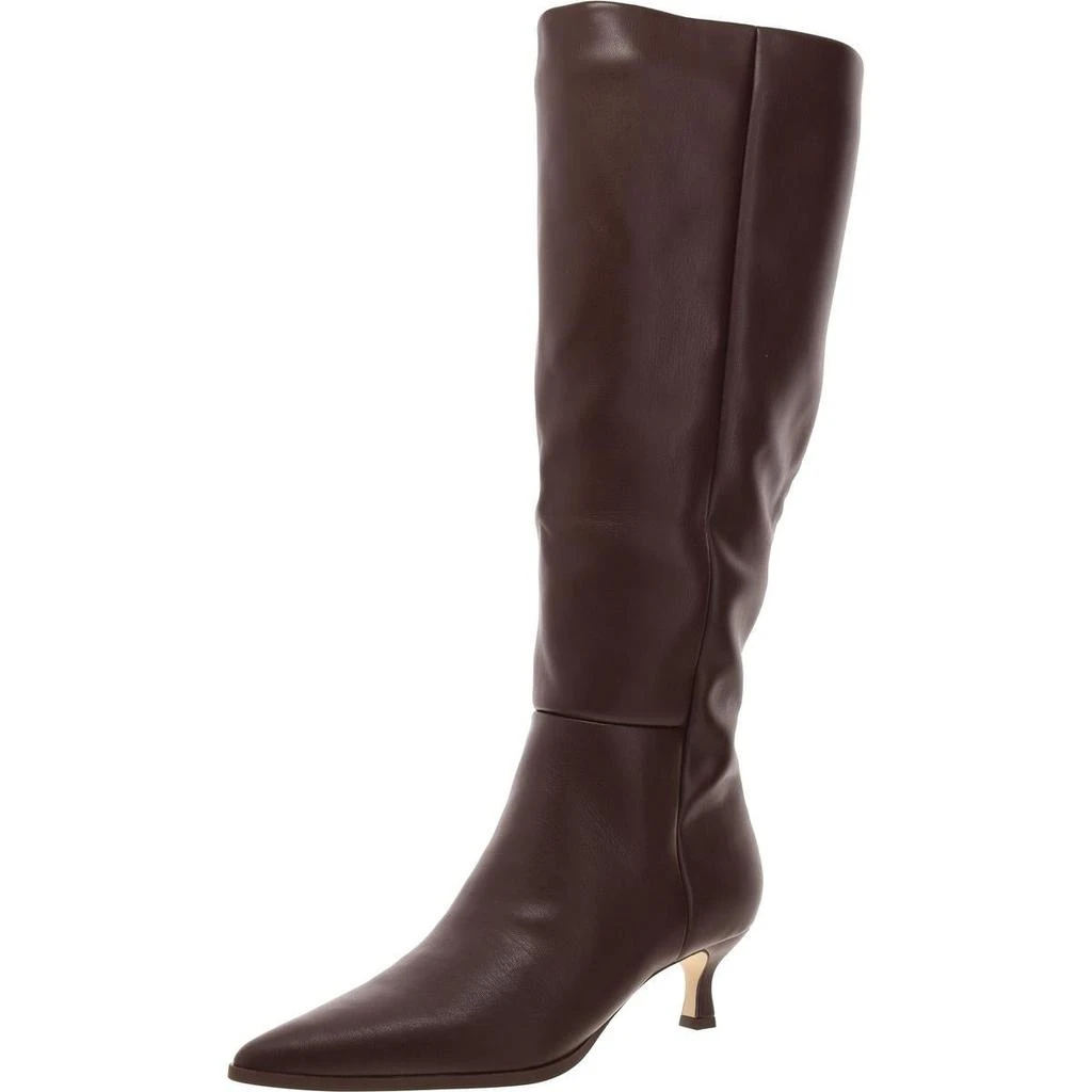Madden Girl Debutt Womens Faux Leather Kitten Heel Knee-High Boots 4