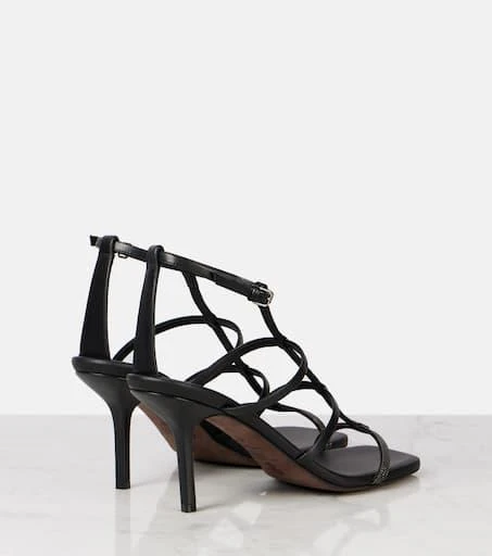 Brunello Cucinelli Monili leather sandals 2
