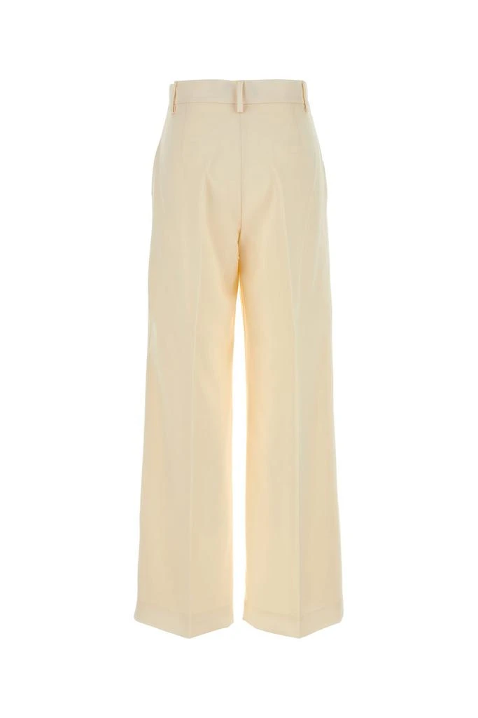 Max Mara Cream wool Verdun wide-leg pant 1