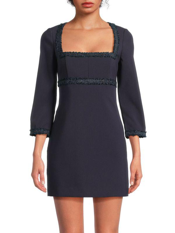 Likely Marlou Embellished Trim Minidress