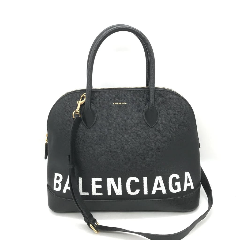 Balenciaga Grained Leather Ville Top Handle Women
s Bag (Pre-Owned) 2
