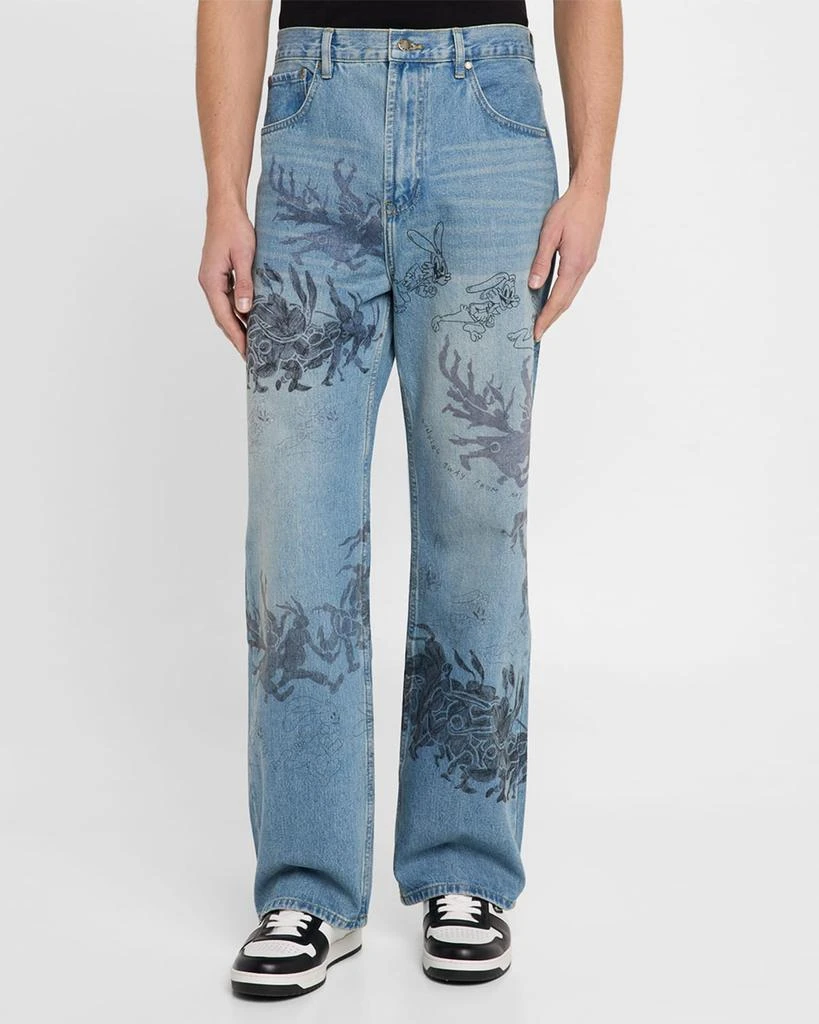 DOMREBEL Men's Stuffy Bootcut Jeans 4