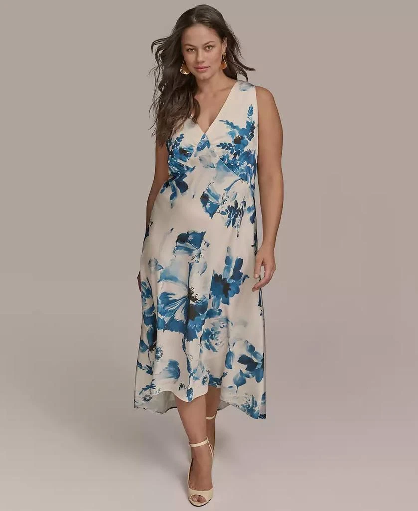 Plus Size V-Neck High-Low Dress  On Sale Now with Up to 61% Off | Discover  Exclusive Deals & Savings at BeyondStyle  Authentic Donna Karan dress|women's  fashion|dresses with Limited-Time Discounts, Free