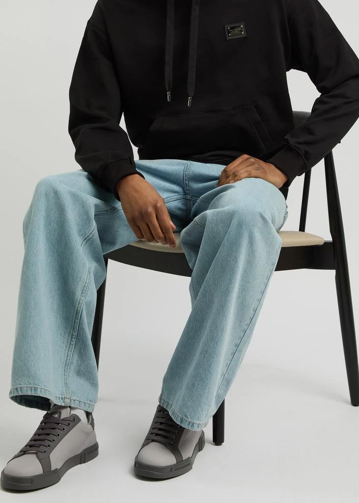 Dolce
Gabbana Portofino panelled leather sneakers 5