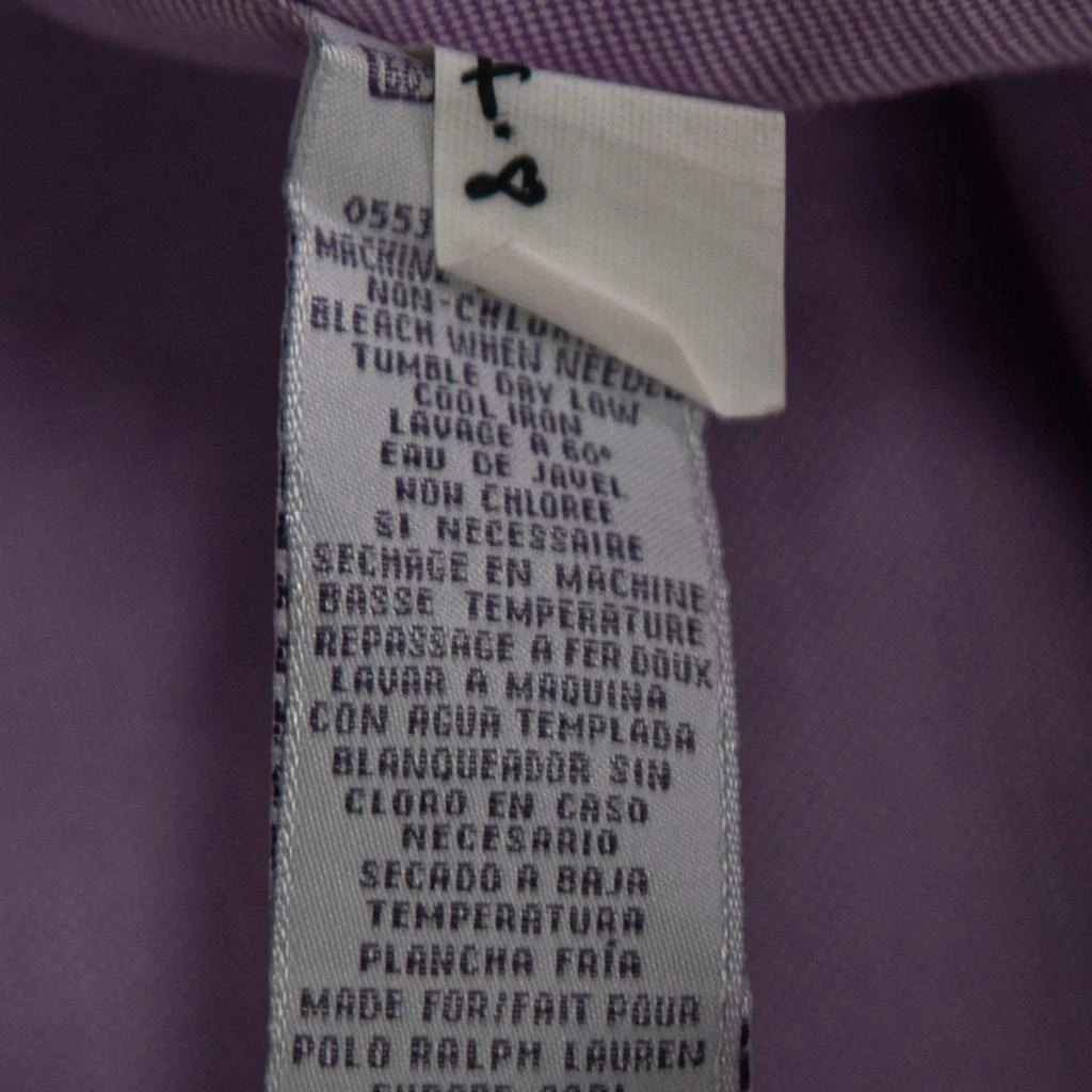 Ralph Lauren Ralph Lauren Lavender Cotton Logo Embroidered Button Down Shirt S 5