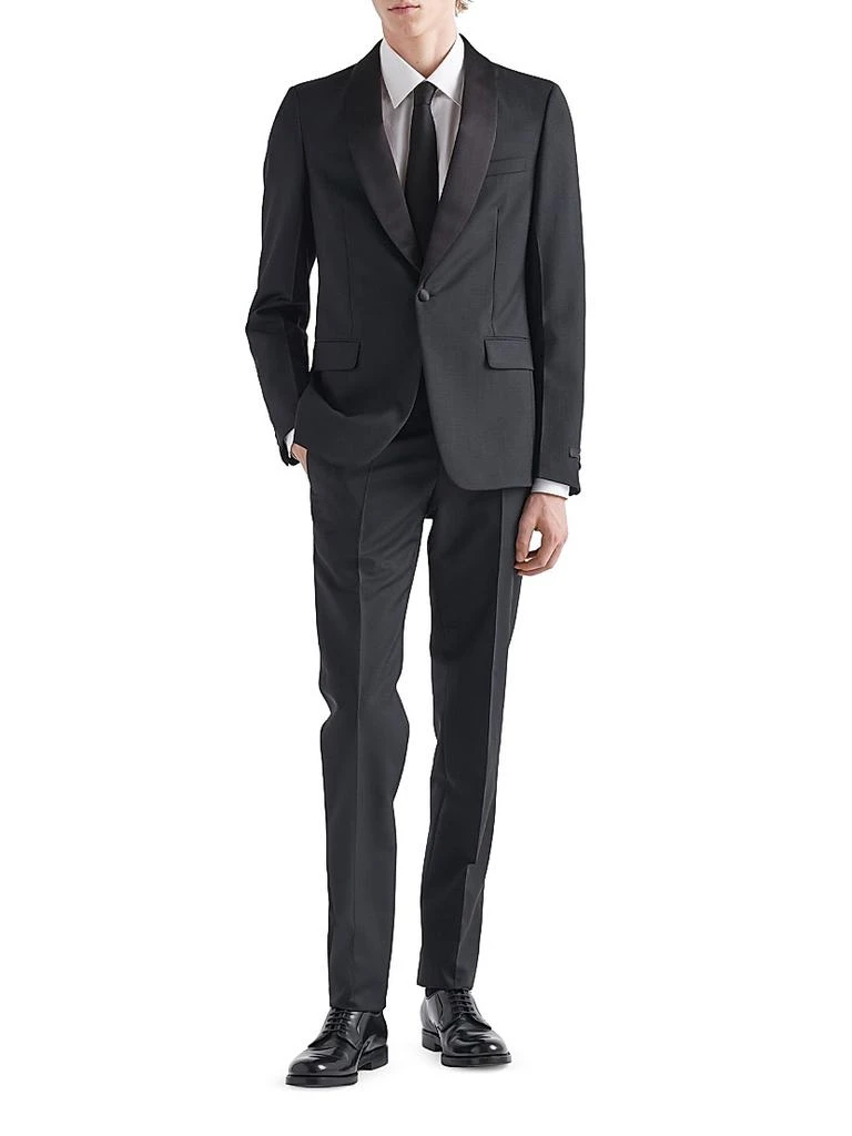 Prada Single-Breasted Wool and Mohair Tuxedo 2