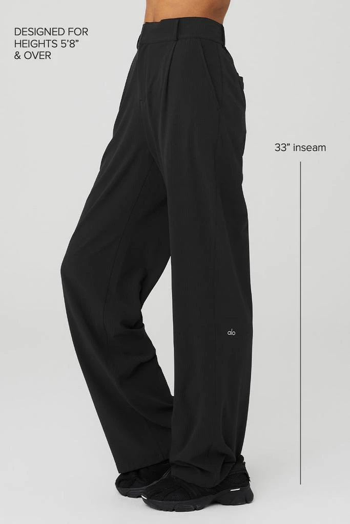 Alo High-Waist Dreamscape Trouser (Long) - Black 2