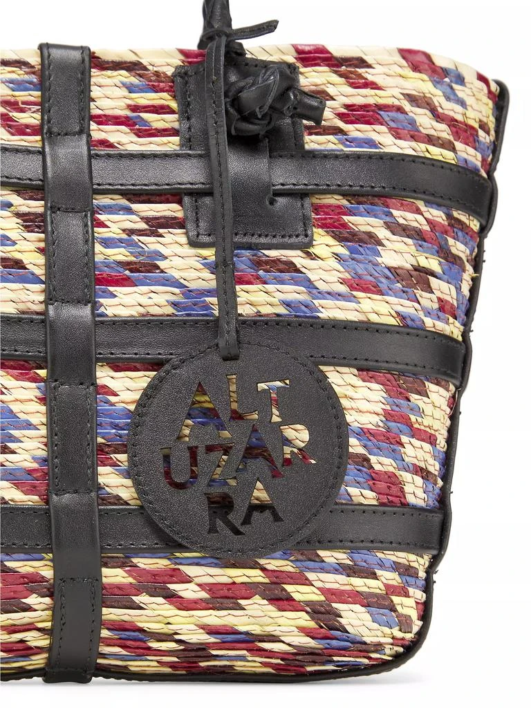 Altuzarra Watermill Raffia Mini Tote Bag 7