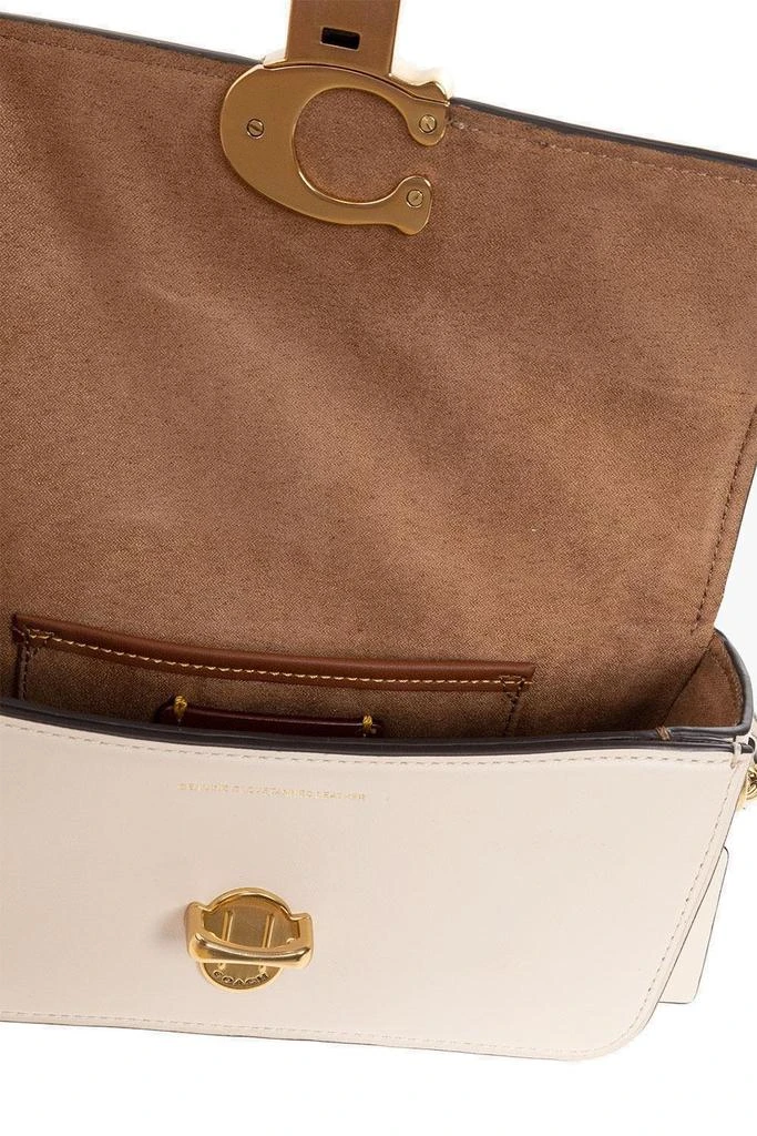 Coach Coach Studio Logo Plaque Baguette Shoulder Bag 4