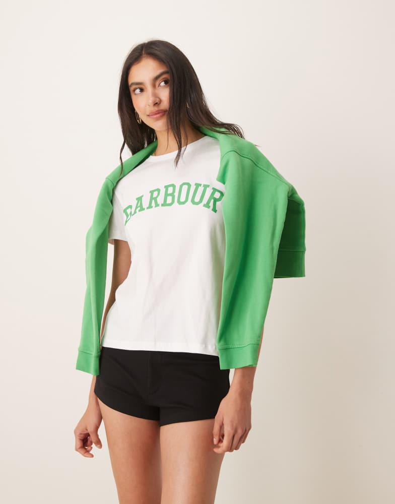 Barbour barbour bailey t-shirt in white