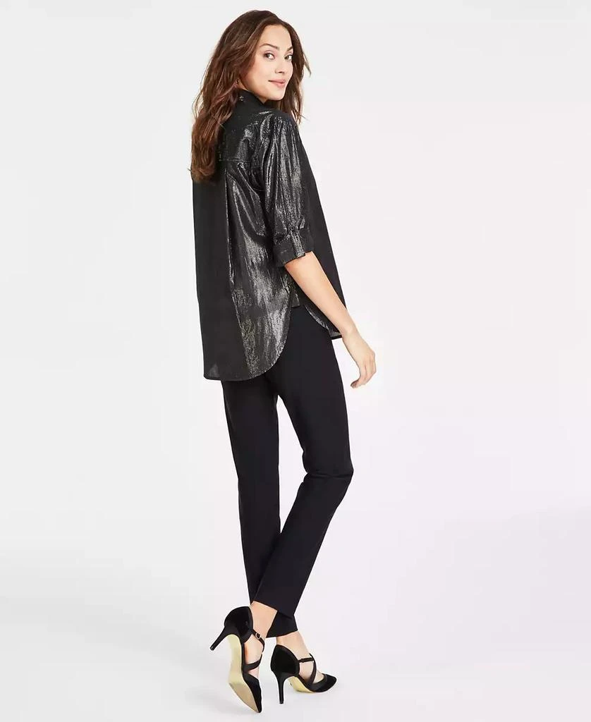 Gloria Vanderbilt Women's Tummy-Control Pull-On Slim Trousers, Regular, Short & Long 6