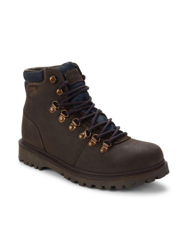 Barbour Quantock Commando Leather Combat Ankle Boots