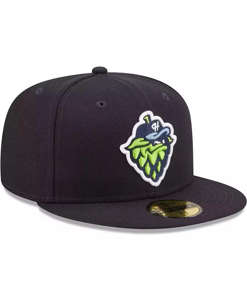 New Era Men's Navy Hillsboro Hops Authentic Collection 59FIFTY Fitted Hat 4